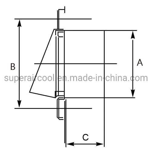 HVAC Stainless Steel Square Louver Vent Outlet Air Diffuser Air Grille