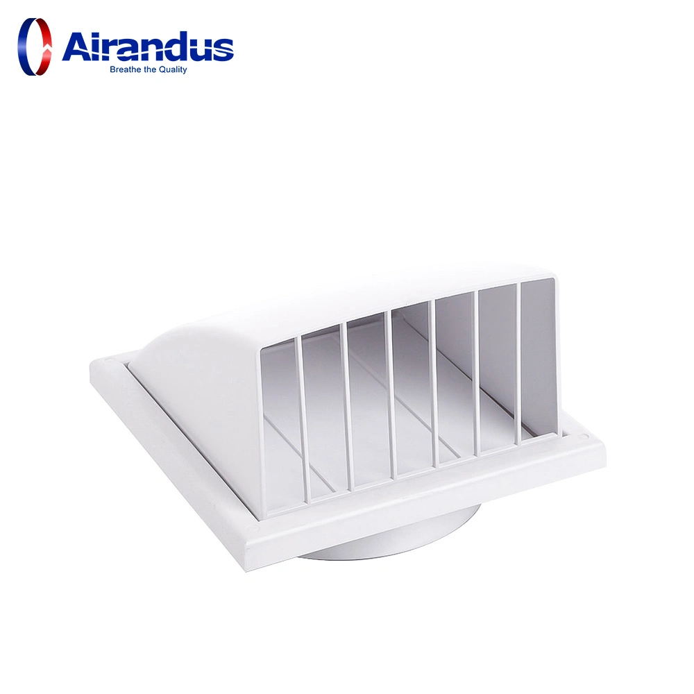 HVAC Adjustable Factory Manufacture High Quality Wall Square White Plastic Air Vent for Ventilation