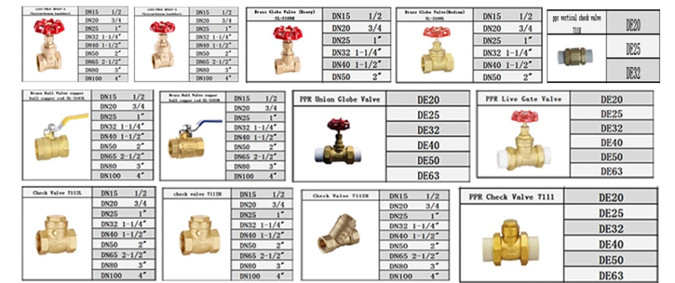 1 Inch Check Valve Brass Non Return Valve